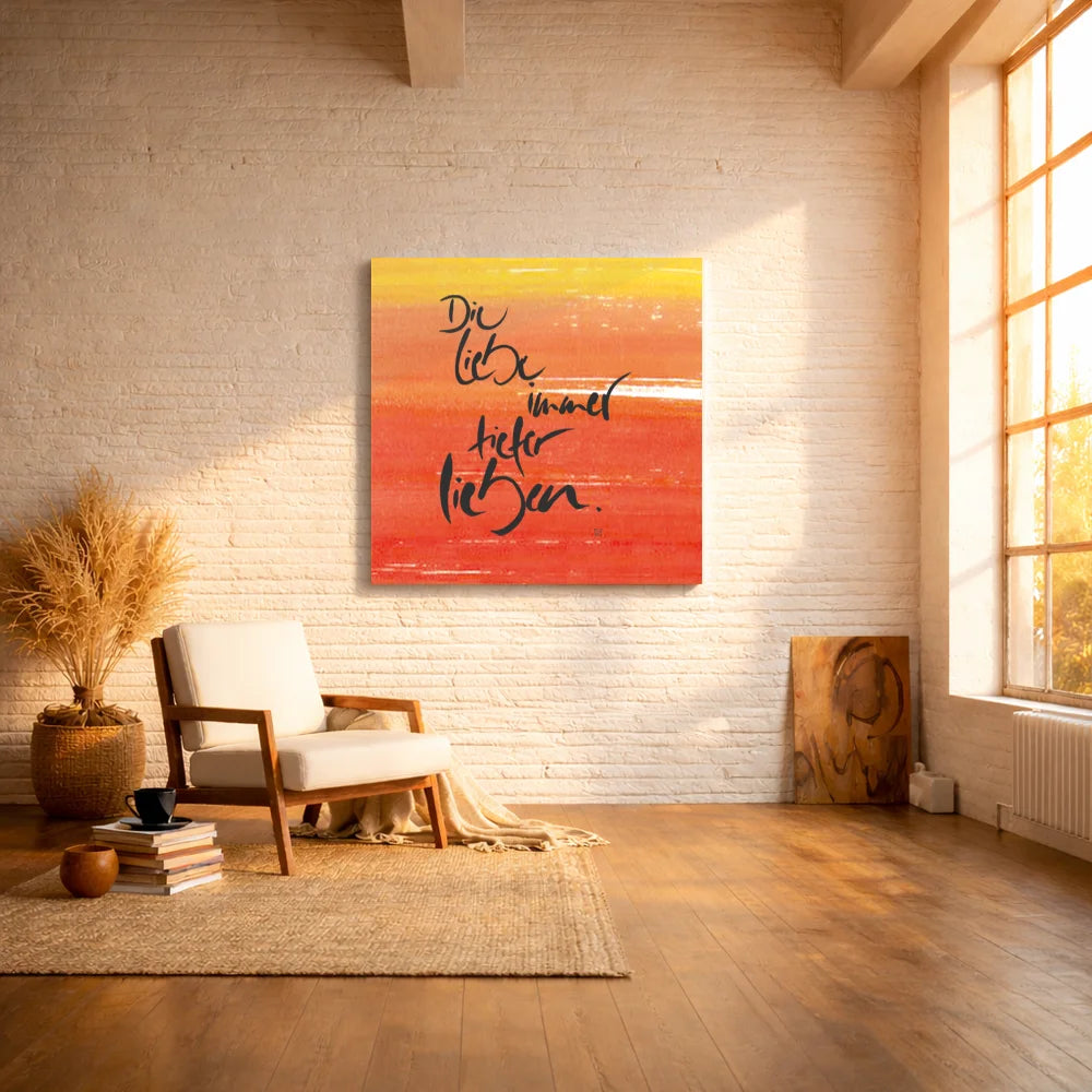 Leinwand Die Liebe immer tiefer lieben – Exklusive Energiebilder für Paare mit WIR Karte online kaufen | SignShop Tirol