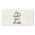 Inspirierende Leinwand „Ein Licht für dich“ – Sign by Jwala® Original, Limited Edition, hochwertige Kunst aus Tirol, Lichtbringer für dein Zuhause
