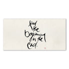 Handgemachtes Leinwandbild „Find the beginning in the end.“ – Originaldruck, Sign by Jwala®, inspirierende Wanddekoration, limitiertes Kunstwerk, wertvolles Geschenk für Wandel und Hoffnung