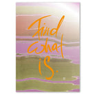 Leinwand Find what is – Englisches Wandbild mit spiritueller Bedeutung für Paare | SignShop Tirol