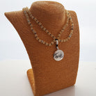Mala-Collier Gelbe Jade mit Liebe-Amulett – Hochwertige Spirit-Kette für mehr Lebensfreude sichern