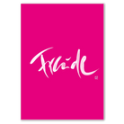Premium Wandbild „Freude“ – Sign by Jwala® Originaldruck mit Fingerzeige Karte, hochwertige Leinwand, spirituelle Kunst, Unikat aus Tirol