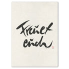 Originaldruck Leinwand „Freuet euch“ – SignShop.Tirol, einzigartige Wandkunst, handgemacht, wertvolles Geschenk für besondere Anlässe