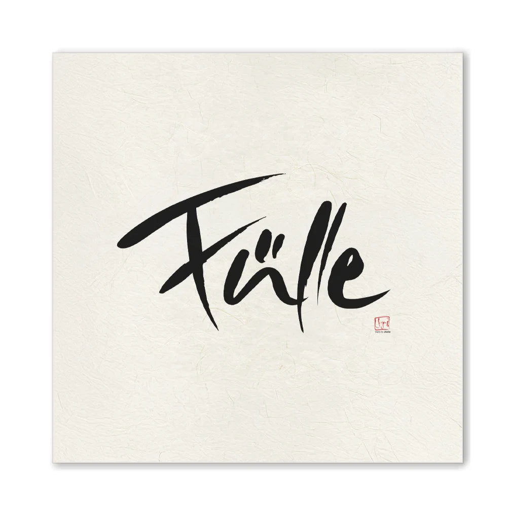 Premium Wandbild „Fülle“ – Sign by Jwala® Originaldruck, hochwertige Leinwand, spirituelle Kunst, Unikat aus Tirol