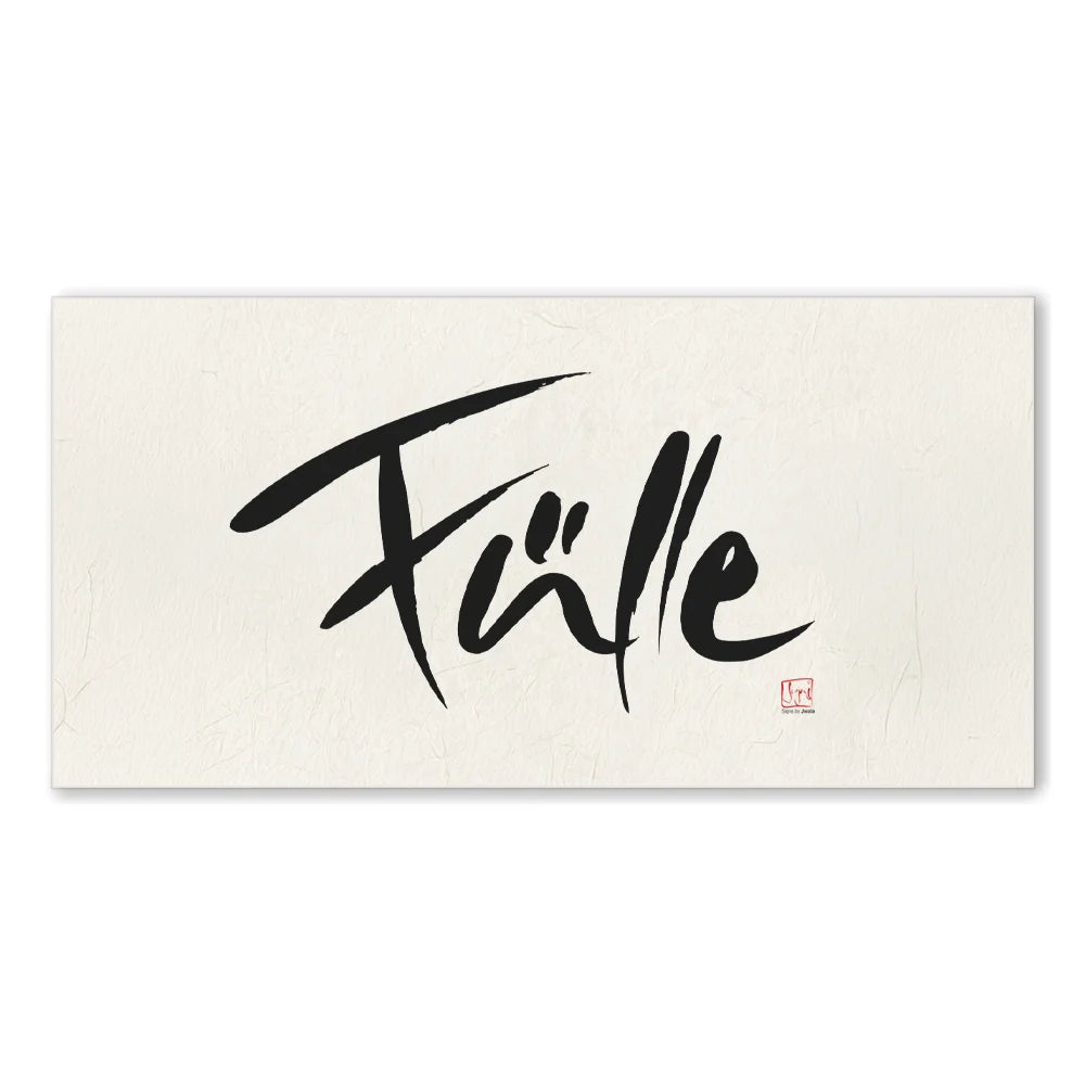 Inspirierende Leinwand „Fülle“ – Sign by Jwala® Original, Limited Edition, hochwertige Kunst aus Tirol, Quelle der Fülle für dein Zuhause