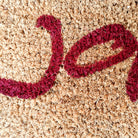 Fußmatte "Komme, was wolle" Rot