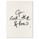 Inspirierendes Leinwandbild „Go with the flow“ – Sign by Jwala® Original, Limited Edition, hochwertige Kunst aus Tirol, Motivation für Miteinander und emotionale Nähe