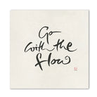 Luxus Leinwanddruck „Go with the flow“ – Sign by Jwala®, exklusive Deko, liebevoll gefertigt, Einzelstück aus Tirol, Premium-Kunst für Gemeinschaft