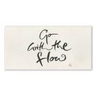 Premium Wandbild „Go with the flow“ – Sign by Jwala® Originaldruck, hochwertige Leinwand, spirituelle Kunst, Unikat aus Tirol, exklusives Wohnaccessoire