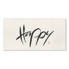 Inspirierendes Leinwandbild „Happy“ – Sign by Jwala® Original, Limited Edition, hochwertige Kunst aus Tirol, Motivation für gute Laune und Zufriedenheit