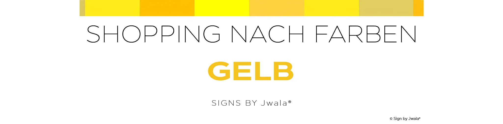 Shopping nach Farbe GELB