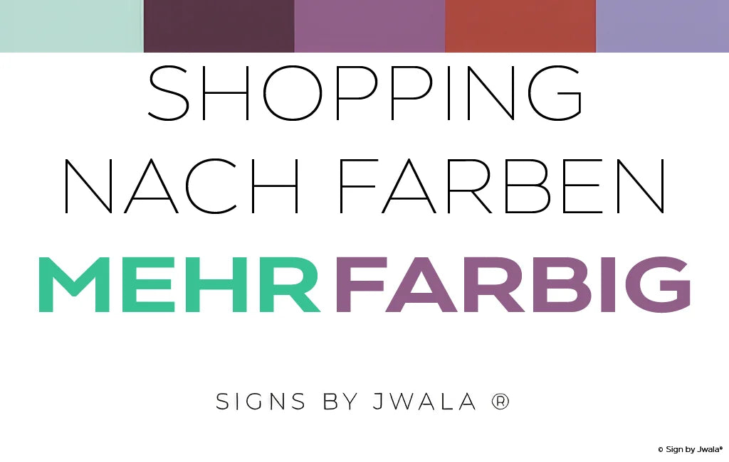 Shopping nach Farbe MEHRFARBIG