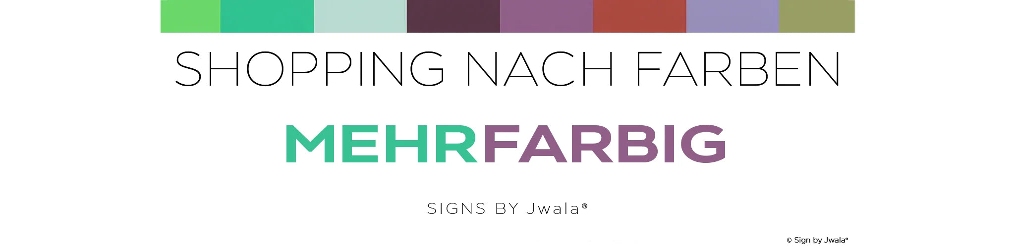 Shopping nach Farbe MEHRFARBIG