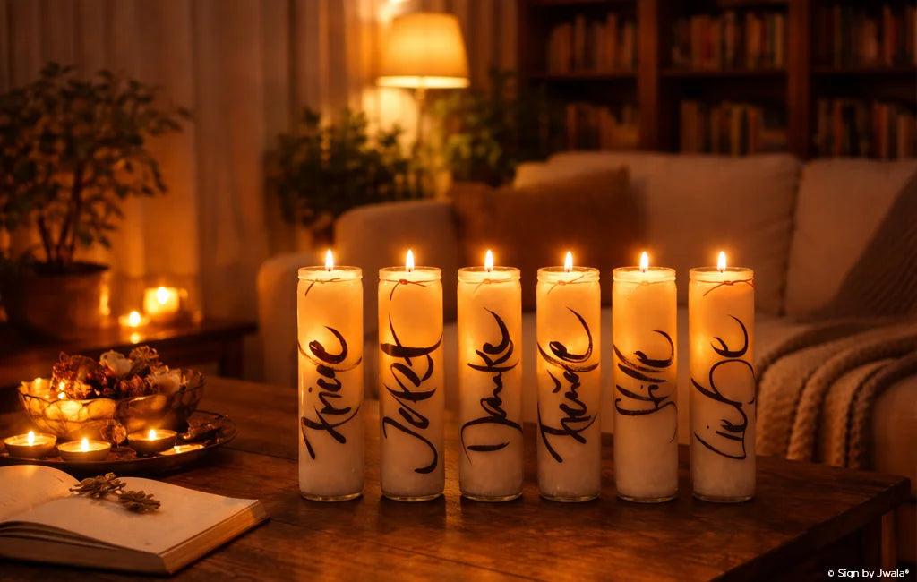 Kerzen mit Klassiker Signs by Jwala®