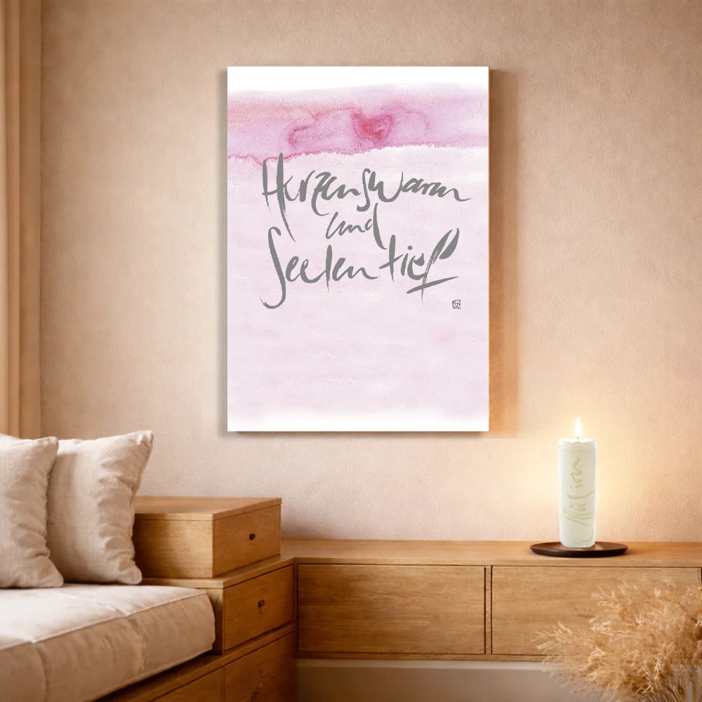Hochwertige Leinwände für Paare – Inspirierende Wandbilder mit WIR Karte | Herzenswarm und Seelentief | SignShop Tirol