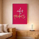 Leinwand I admit to greatness – Englisches Wandbild mit spiritueller Bedeutung für Paare | SignShop Tirol