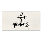 Premium Wandbild „I admit to greatness.“ – Sign by Jwala® Originaldruck, hochwertige Leinwand, spirituelle Kunst, Unikat aus Tirol, exklusives Wohnaccessoire für Inspiration