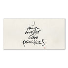 Premium Wandbild „I am a master who practices.“ – Sign by Jwala® Originaldruck, hochwertige Leinwand, spirituelle Kunst, Unikat aus Tirol, exklusives Wohnaccessoire für Motivation