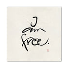 Exklusive Leinwand „I am free.“ – Originaldruck von Sign by Jwala®, handgefertigte Wandkunst aus Tirol, Limited Edition, einzigartiges Kunstwerk für Ihr Zuhause