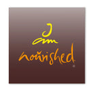 Luxus Leinwanddruck „I am nourished.“ – Sign by Jwala® mit Fingerzeige Karte, exklusive Deko, liebevoll gefertigt, Einzelstück aus Tirol