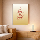 Leinwand I take the lead – Englisches Wandbild mit spiritueller Bedeutung für Paare | SignShop Tirol