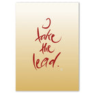 I take the lead Leinwandbild – Hochwertige englische Wanddeko, spirituelle Kunst online kaufen | SignShop Tirol
