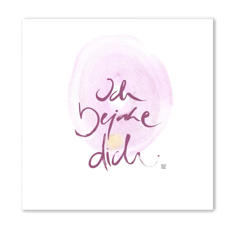 Leinwand Ich bejahe dich – Individuelle Liebesgeschenke und Wandbilder für Paare mit WIR Karte – Jetzt im SignShop Tirol entdecken