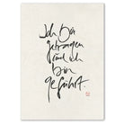Premium Wandbild „Ich bin getragen und ich bin geführt.“ – Sign by Jwala® Originaldruck, hochwertige Leinwand, spirituelle Kunst, Unikat aus Tirol