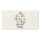 Inspirierendes Leinwandbild „Ich bin der, auf den ich so lange gewartet habe.“ – Sign by Jwala® Original, Limited Edition, hochwertige Kunst aus Tirol, Motivation für persönliches Erwachen