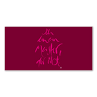 Inspirierende Leinwand „Ich bin ein Meister, der übt.“ – Sign by Jwala® Original, Limited Edition, hochwertige Kunst aus Tirol, Fingerzeige Karte als Motivation für persönliches Wachstum