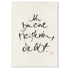 Premium Wandbild „Ich bin eine Meisterin, die übt.“ – Sign by Jwala® Originaldruck, hochwertige Leinwand, spirituelle Kunst, Unikat aus Tirol