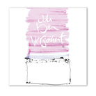 Premium Wandbild „Ich bin versöhnt“ für Paare – Sign by Jwala® Originaldruck, hochwertige Leinwand mit WIR Karte, spirituelle Kunst, Unikat, exklusives Wohnaccessoire für Versöhnung und Liebe