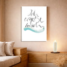 Exklusive Leinwand für Paare „Ich ergebe mich“ mit WIR Karte – Originaldruck von Sign by Jwala®, handgefertigte Wandkunst, Limited Edition, einzigartiges Geschenk für Beziehung und Hingabe
