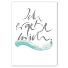 Premium Wandbild „Ich ergebe mich“ für Paare – Sign by Jwala® Originaldruck, hochwertige Leinwand mit WIR Karte, spirituelle Kunst, Unikat, exklusives Wohnaccessoire für Vertrauen und Loslassen
