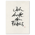 Luxus Leinwanddruck „Ich halte den Fokus“ – Sign by Jwala®, exklusive Deko, liebevoll gefertigt, Einzelstück aus Tirol