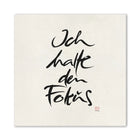 Premium Wandbild „Ich halte den Fokus“ – Sign by Jwala® Originaldruck, hochwertige Leinwand, spirituelle Kunst, Unikat aus Tirol