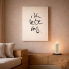 Exklusive Leinwand „Ich lieb uns“ – Originaldruck von Sign by Jwala®, handgefertigte Wandkunst aus Tirol, Limited Edition, einzigartiges Kunstwerk