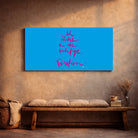 Originaldruck Leinwand „Ich rücke in die richtige Position.“ – SignShop.Tirol, einzigartige Wandkunst mit Fingerzeige Karte, handgemacht, wertvolles Geschenk für Klarheit und Ausrichtung