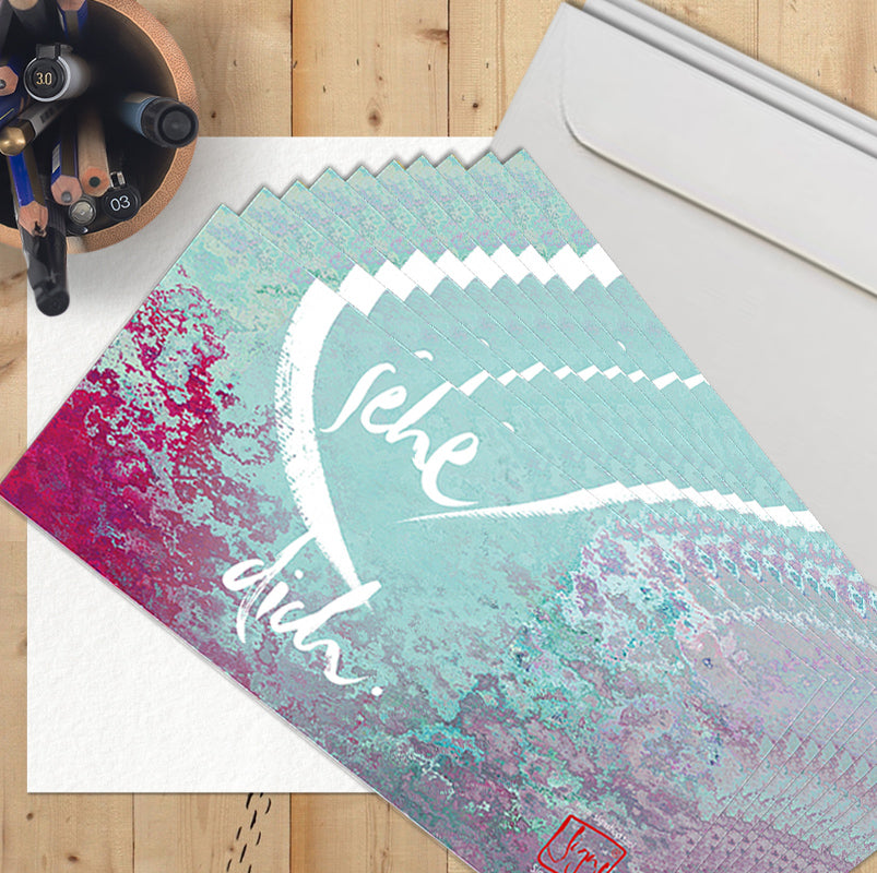 10 Klappkarten "Ich sehe dich"