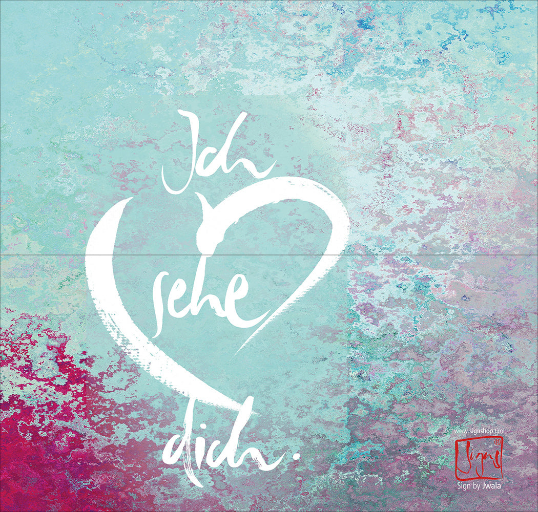 10 Klappkarten "Ich sehe dich"