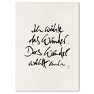 Inspirierendes Leinwandbild „Ich wähle das Wunder. Das Wunder wählt mich.“ – Sign by Jwala® Original, Limited Edition, hochwertige Kunst aus Tirol, Motivation für Wunder und Zuversicht