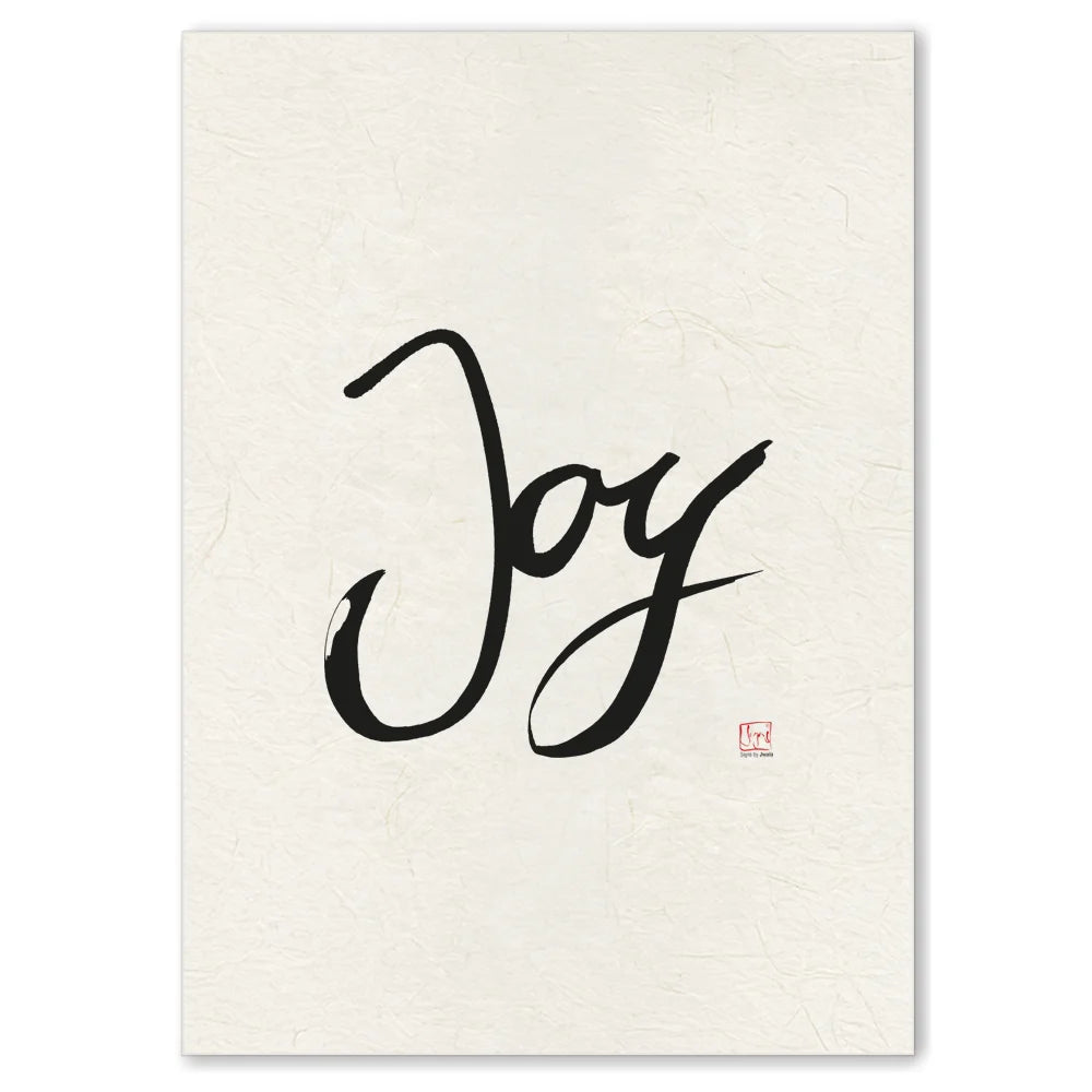 Exklusive Leinwand „Joy.“ – Originaldruck von Sign by Jwala®, handgefertigte Wandkunst aus Tirol, Limited Edition, einzigartiges Kunstwerk für Lebensfreude und Inspiration