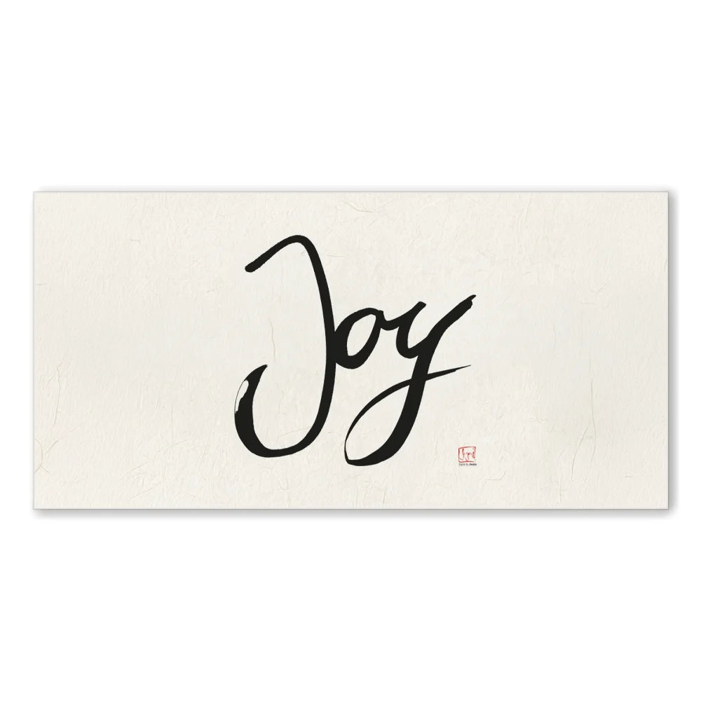 Premium Wandbild „Joy.“ – Sign by Jwala® Originaldruck, hochwertige Leinwand, spirituelle Kunst, Unikat aus Tirol, exklusives Wohnaccessoire für Glück und Harmonie