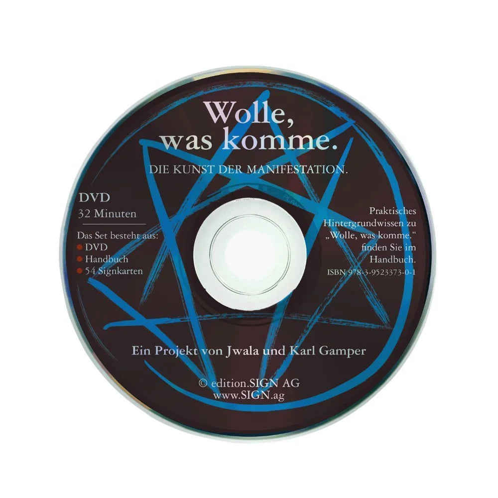 Spirituelle Manifestation lernen – Buch & DVD „Wolle was komme“, limitierte Auflage, SignShop Tirol