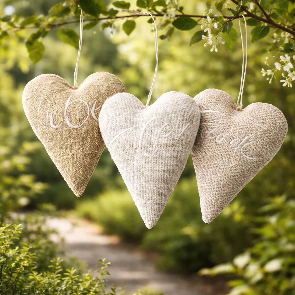 Besondere Deko-Idee: Herzentrio liebevoll & sicher im SignShop Tirol online kaufen