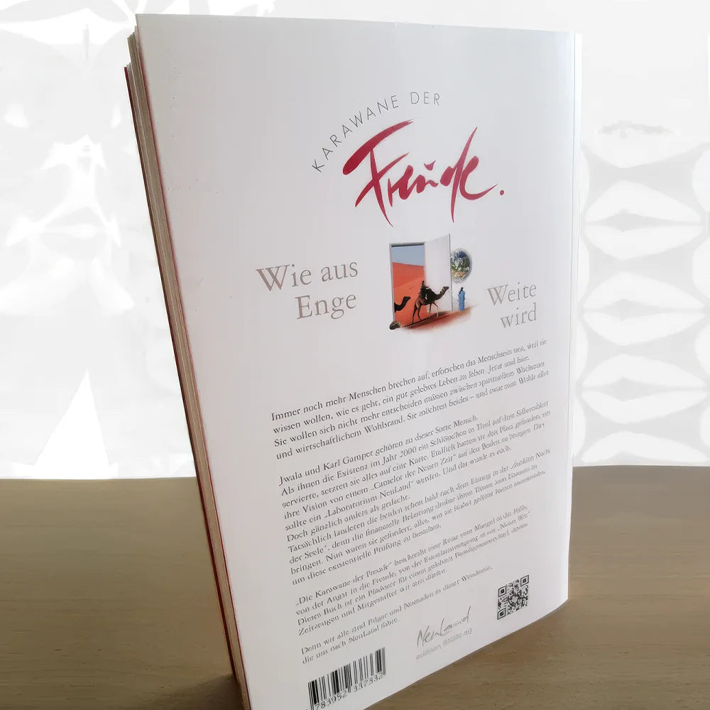 Inspirierendes Buch „Karawane der Freude“ – SignShop.Tirol, exklusives Lesewerk, Limited Edition, wertvolles Geschenk für Achtsamkeit, Selbstfindung und spirituelles Wachstum