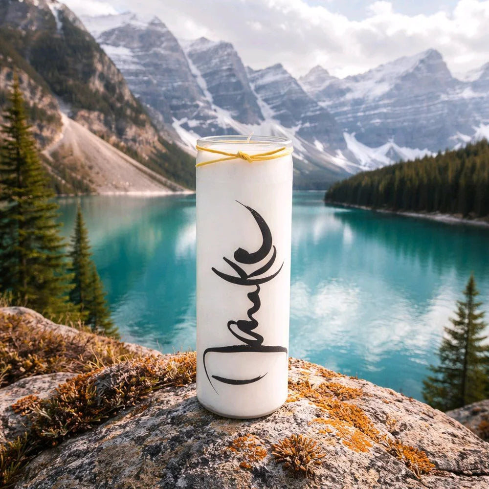 SignKerze „Danke“ Klassik online kaufen – vegane Dankbarkeitskerze mit langer Brenndauer, sicher bestellen im SignShop Tirol