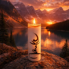 Premium SignKerze „Danke“ Klassik – hochwertige vegane Kerze mit inspirierender Botschaft, jetzt sicher im SignShop Tirol erwerben