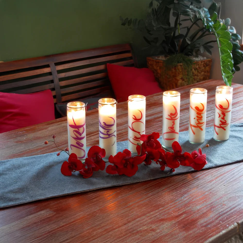 SignKerze kaufen – umweltfreundliche Kerze mit außergewöhnlicher Brenndauer, jetzt sicher im SignShop Tirol online bestellen