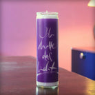 Premium Kerze „Ich halte das Licht“ – Sign by Jwala®, edle Handarbeit, Unikat, exklusive Farbkerze für spirituelle Rituale, Achtsamkeit und besondere Momente